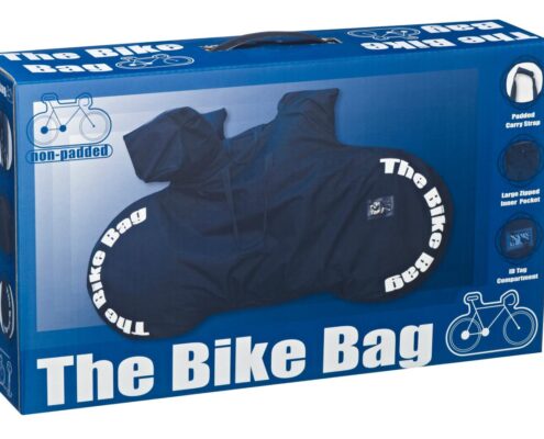 Bike Bag Rad verpacken
